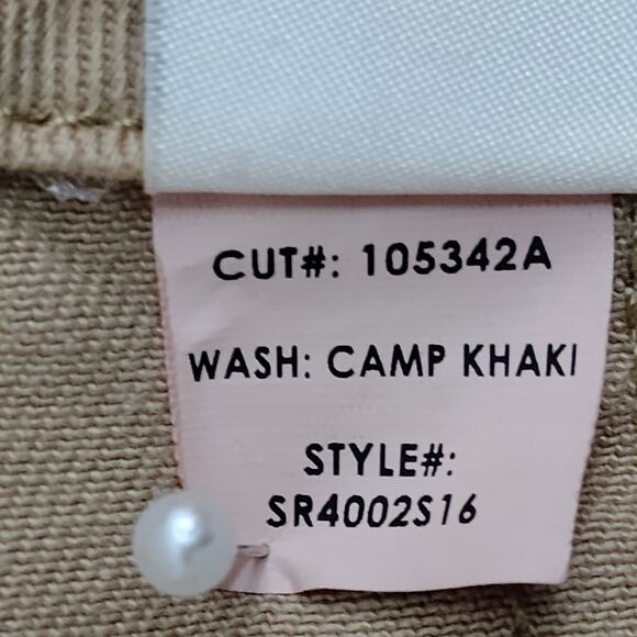 Serra Retreat By Joie Rucker Size 12/32 Cargo Joggers Camp Khaki Attached Belt - Picture 8 of 9